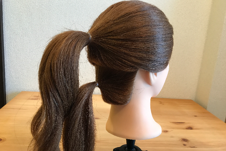 お団子ヘアアレンジ