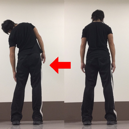 上体側屈チェック