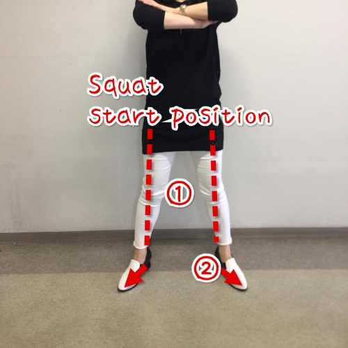 スタートポジションは2ステップ