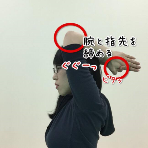 二の腕のエクササイズ