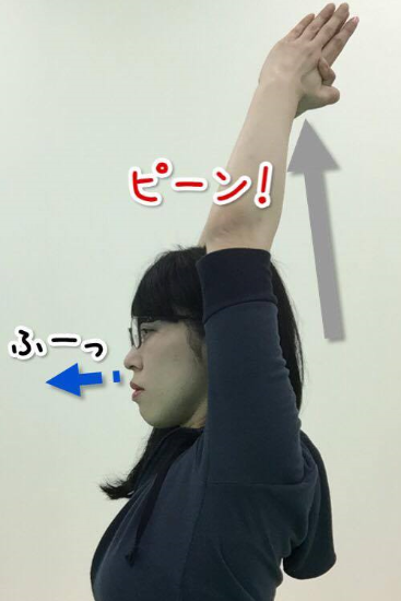二の腕のエクササイズ