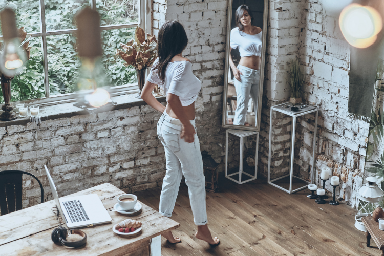 お尻がスタイルの印象を決める