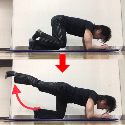 大殿筋の機能を高めるストレッチ