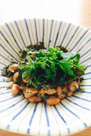 紫蘇の納豆