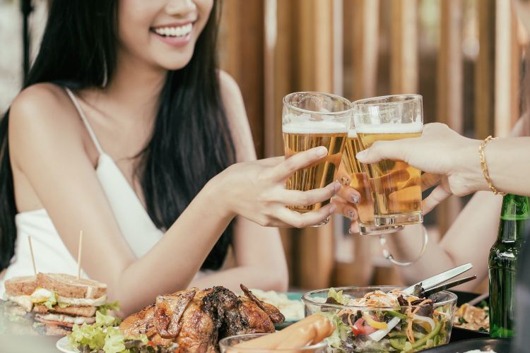 仕事終わりのビール