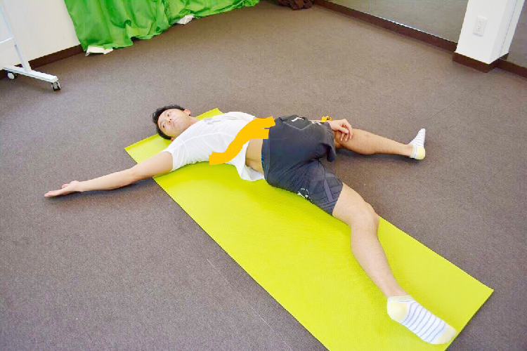 胸+(背中・腰〜脇腹)+お尻ストレッチ