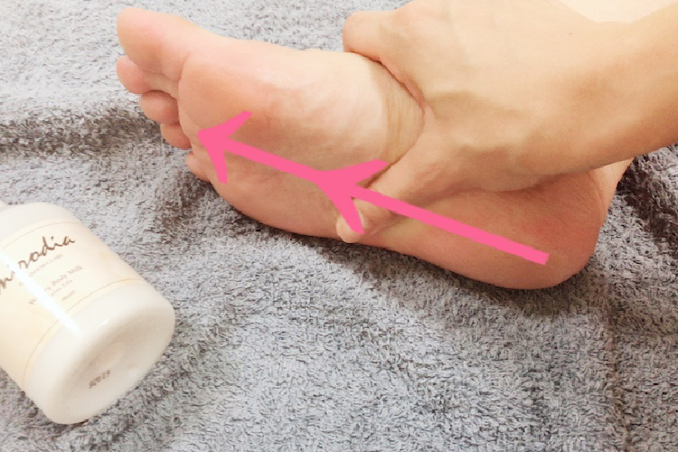 足裏のツボマッサージ