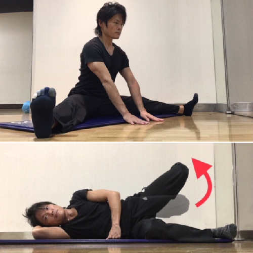 開脚ストレッチ&ヒップアブダクション