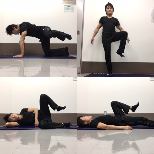 股関節ストレッチ