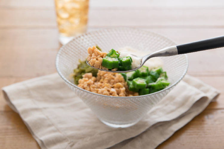 オクラネバネバ丼