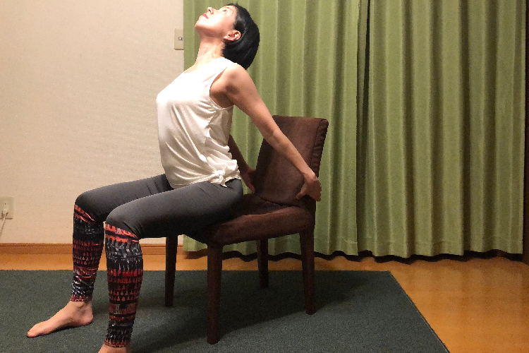 胸のストレッチ
