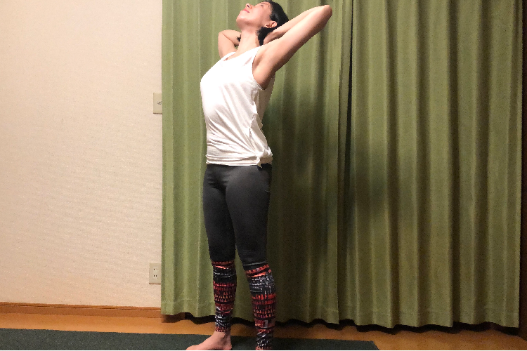 胸のストレッチ