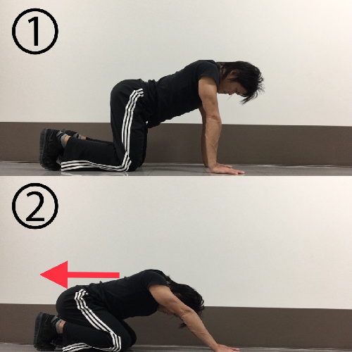 ストレッチのやり方を解説している人