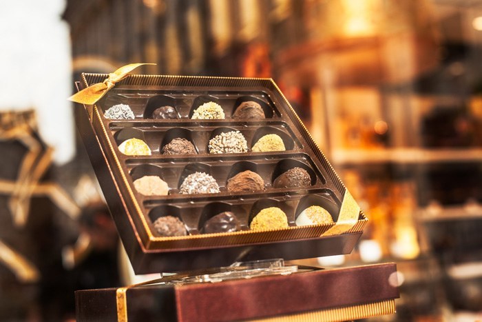 有名なショコラティエのチョコレートのイメージ
