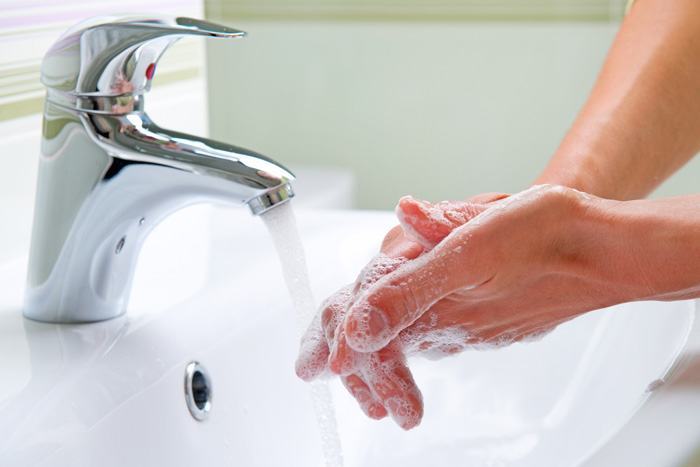 手の洗い方のイメージ