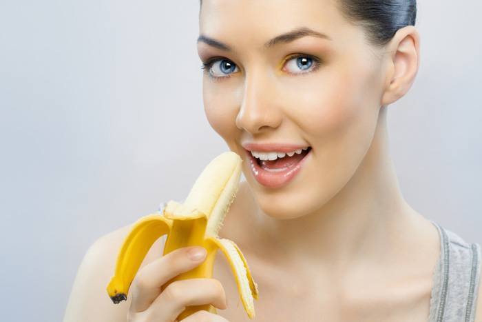 バナナで美肌をキープするイメージ