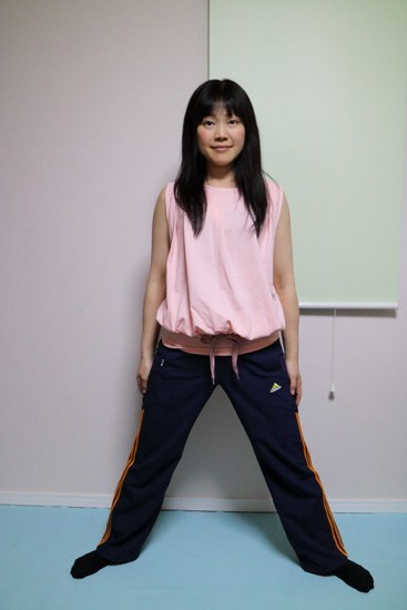 ちょっと恥ずかしいポーズ?でも、効くんです
