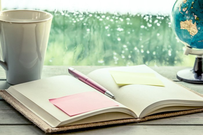 ノートに書き込むだけ!心の天気図を知りましょう