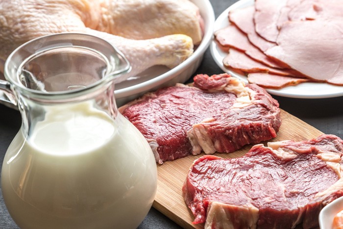 肉や乳製品のイメージ