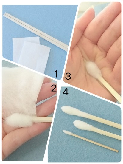 コットンスティックの作り方