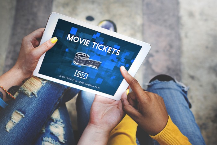 映画のチケットのイメージ