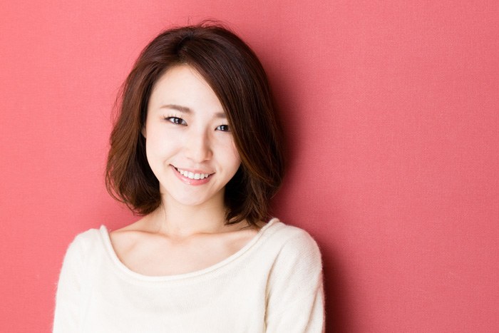 前髪があるヘアースタイルのイメージ