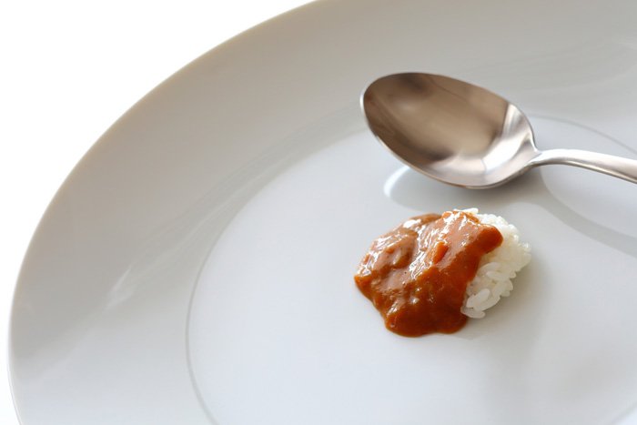 食べる量を減らすイメージ