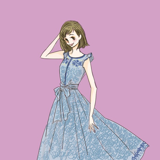 エンブロイダリーワンピースのイメージ