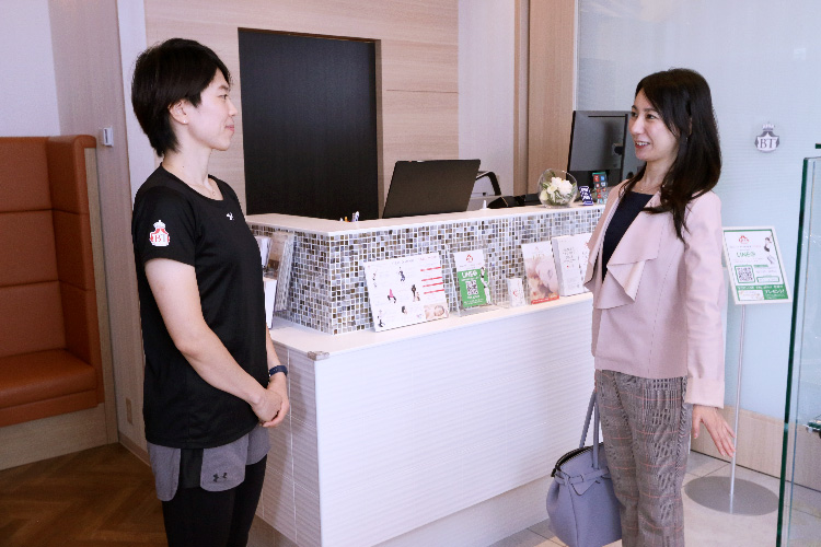 BEAUTY TERRACE GINZA -DRESS CIRCLE-の受付