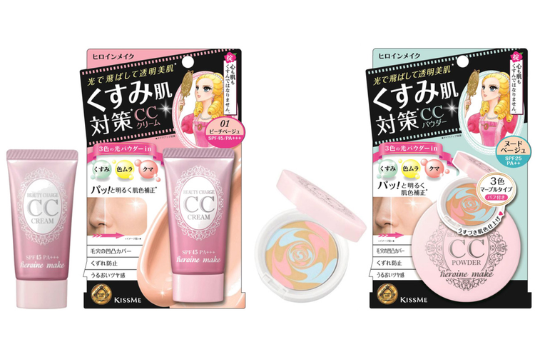 まるでヒロインのような肌に。光オーラあふれるCCクリーム・CCパウダー