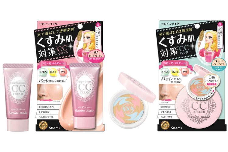 まるでヒロインのような肌に。光オーラあふれるCCクリーム・CCパウダー