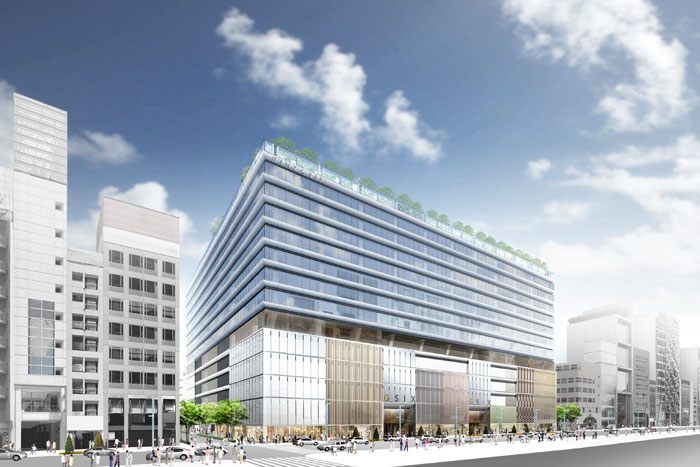 GINZA SIXの外観イメージ